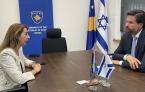 Lukas Mandl besucht Botschafterin Ines Demiri in Israel